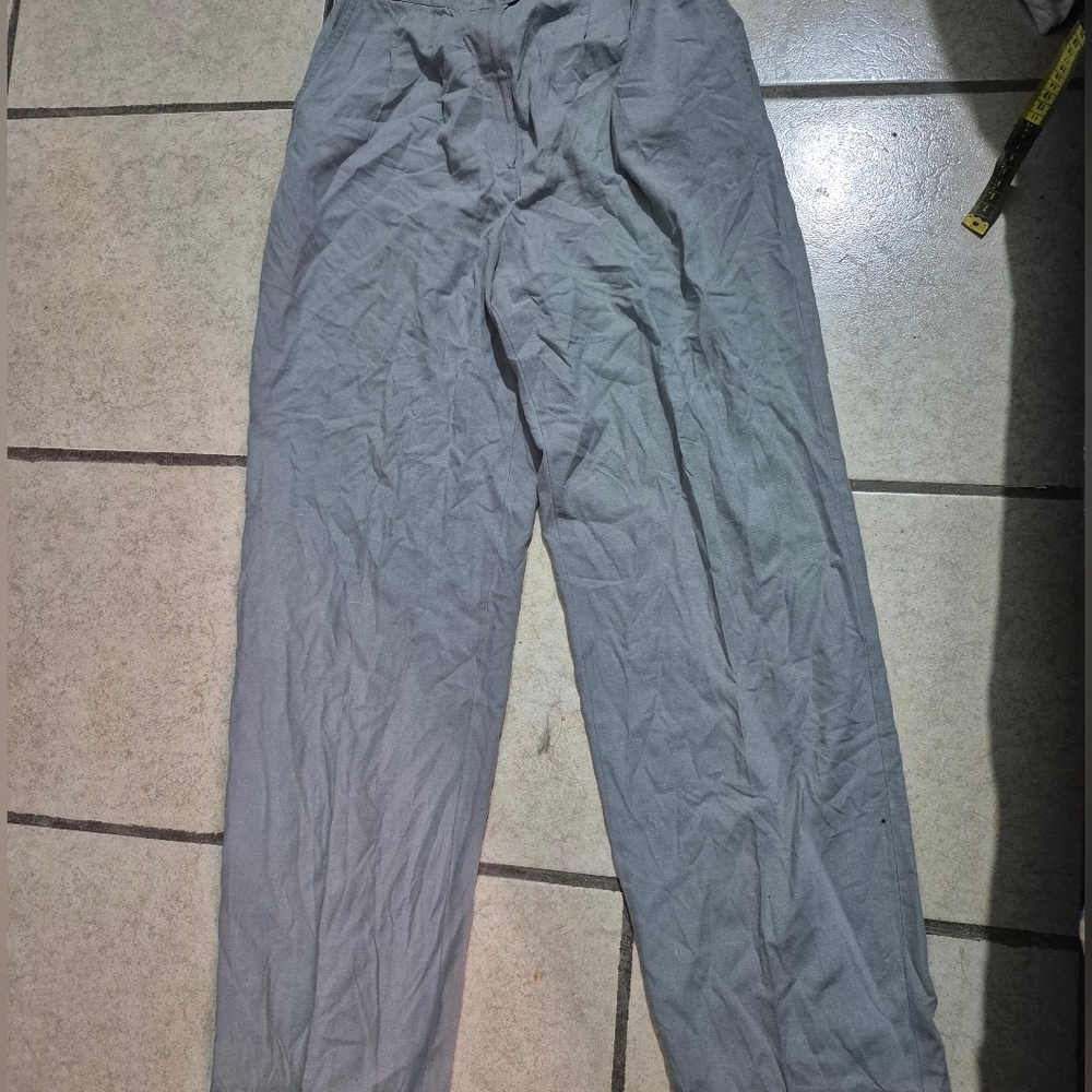 Vintage Irka 100% Silk Made In Hong Kong Trousers Size 10
